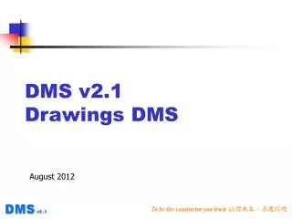 DMS v2.1 Drawings DMS
