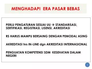 menghadapi era pasar bebas