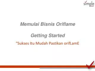 memulai bisnis oriflame getting started