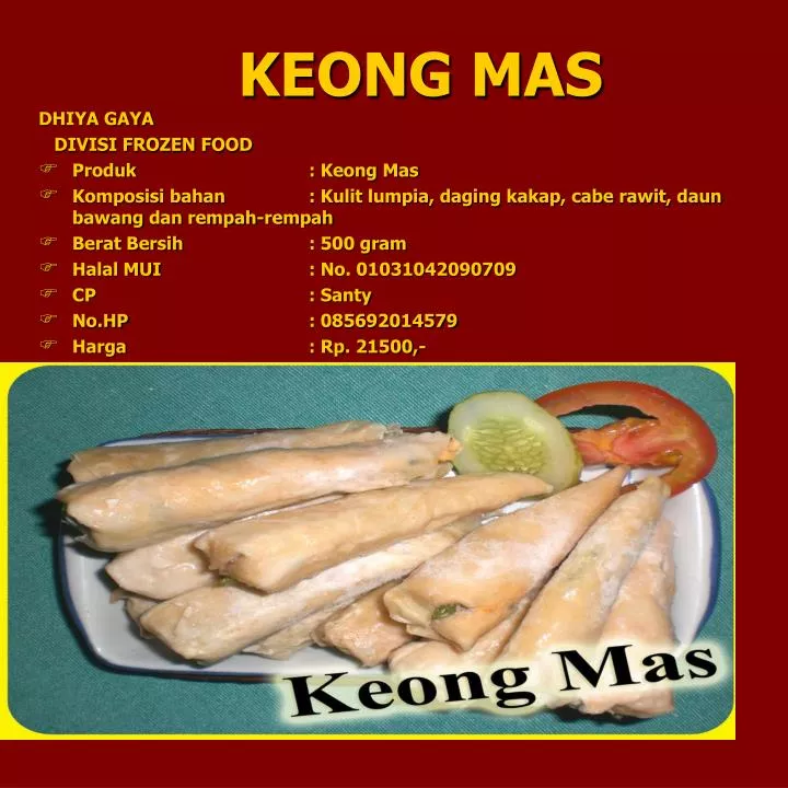 keong mas