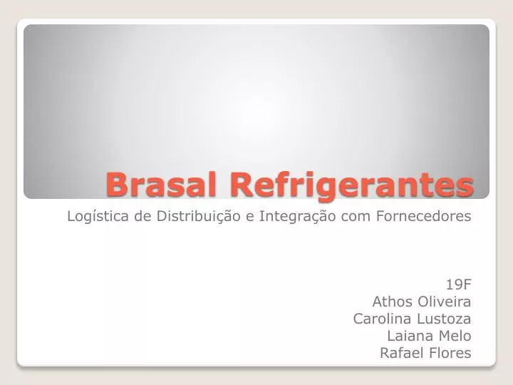 brasal refrigerantes