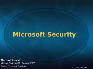 Microsoft Security