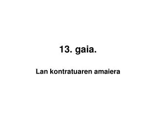 13 gaia