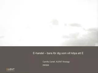 e handel bara f r dig som vill k pa ett e