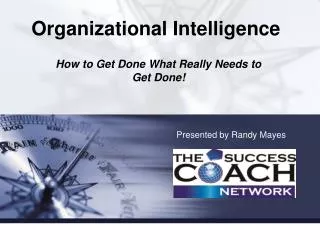 Organizational Intelligence