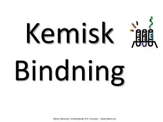 kemisk bindning