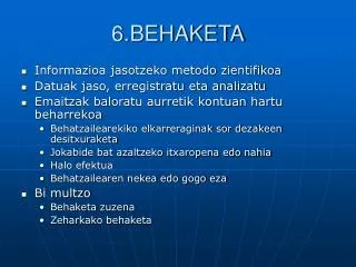 6 behaketa