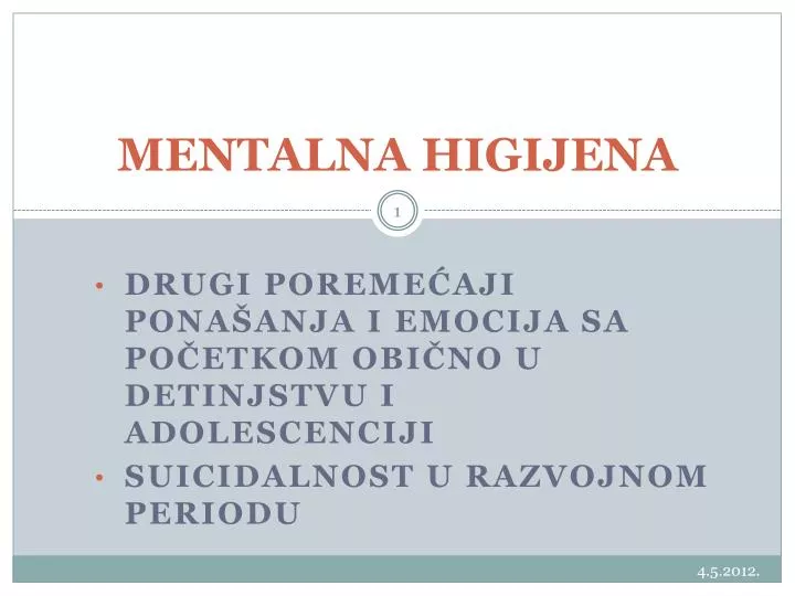 mentalna higijena