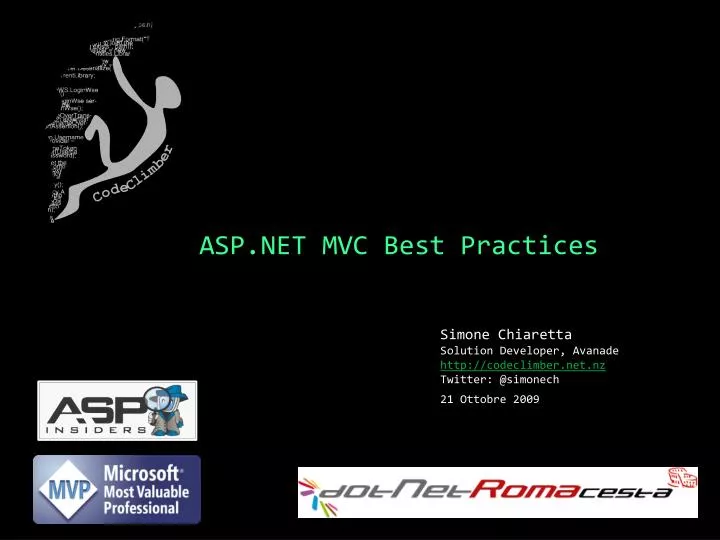 asp net mvc best practices
