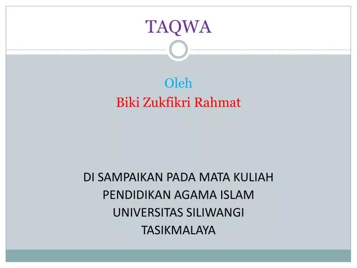 taqwa