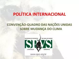 pol tica internacional