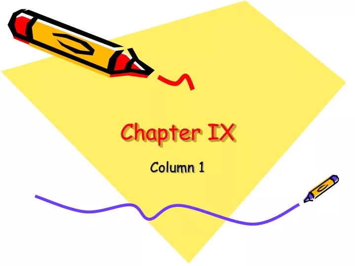chapter ix
