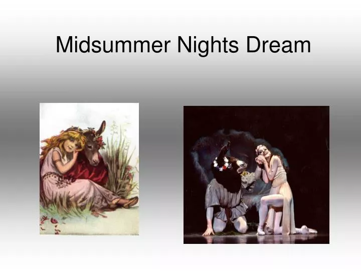 midsummer nights dream