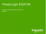 PowerLogic EGX100 - slide 1
