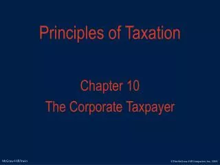 Principles of Taxation