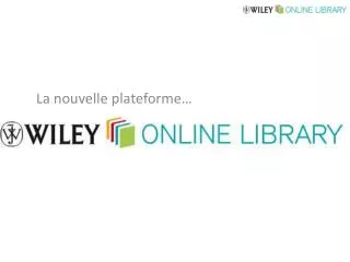 la nouvelle plateforme