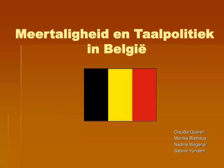 meertaligheid en taalpolitiek in belgi