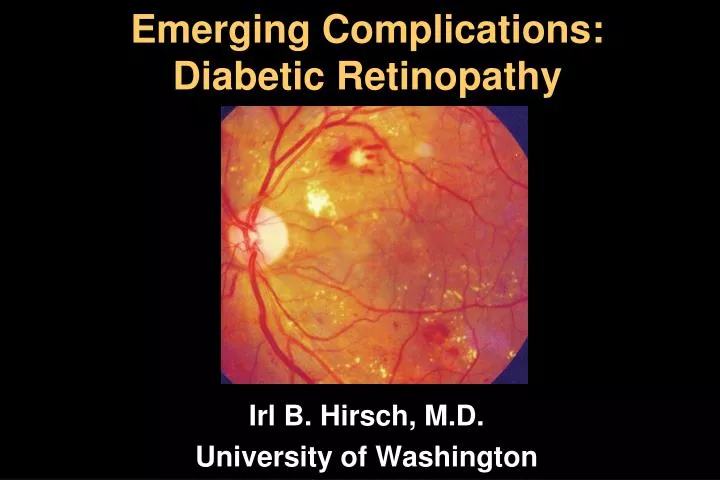 emerging complications diabetic retinopathy
