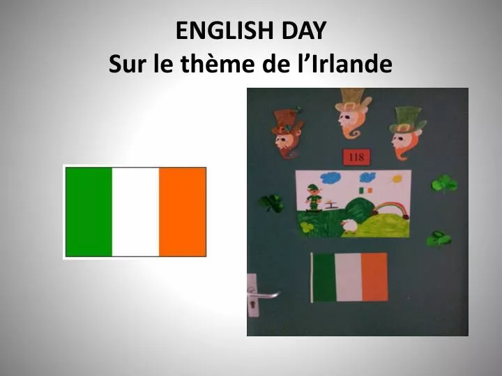 english day sur le th me de l irlande