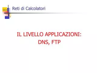 reti di calcolatori