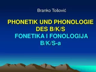 branko t o ovi