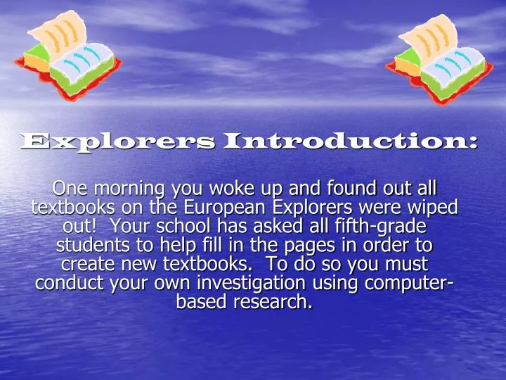 explorers introduction