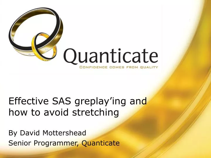 effective sas greplay ing and how to avoid stretching