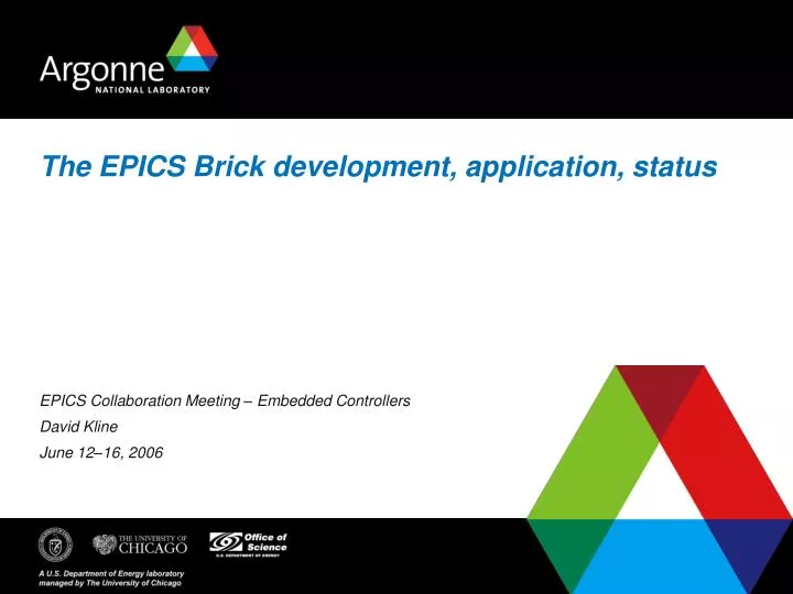 the epics brick development application status