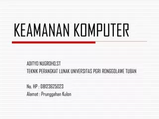 keamanan komputer