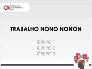 trabalho nono nonon