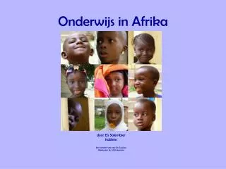 onderwijs in afrika