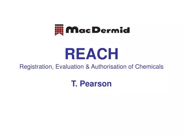 reach registration evaluation authorisation of chemicals