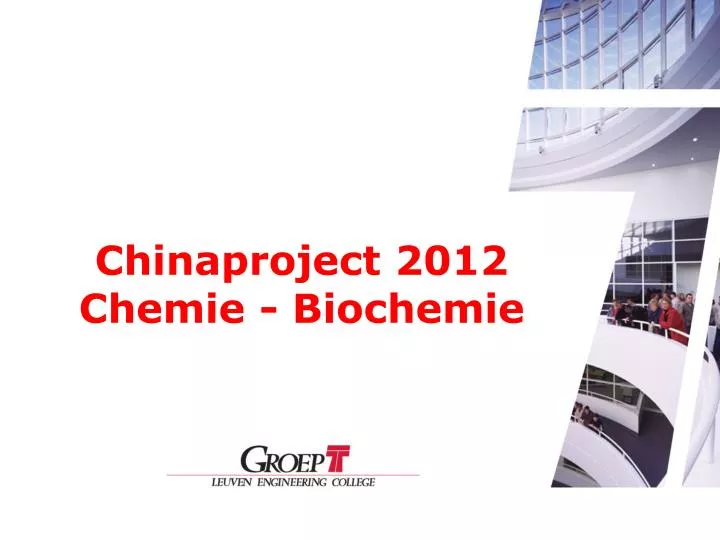 chinaproject 2012 chemie biochemie