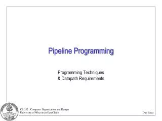 Pipeline Programming