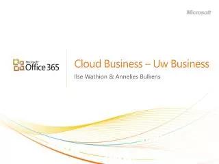 cloud business uw business