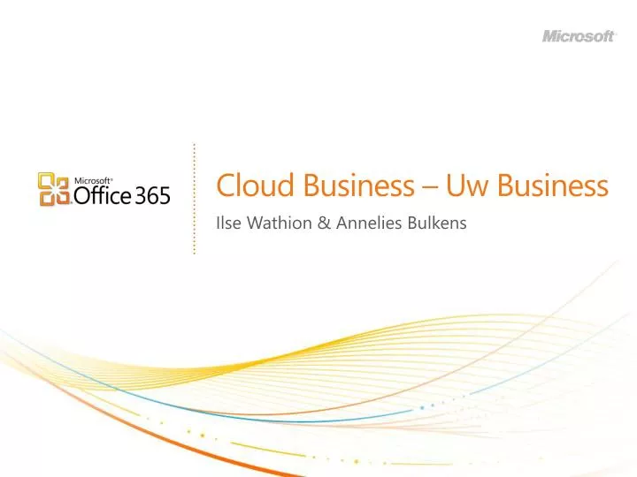 cloud business uw business