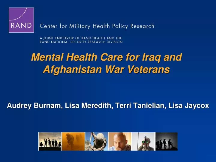 mental health care for iraq and afghanistan war veterans