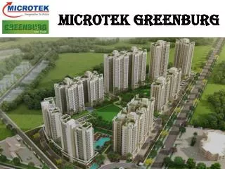Microtek Greenburg is upcoming residential project