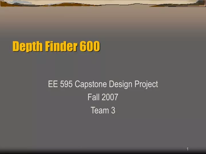 depth finder 600