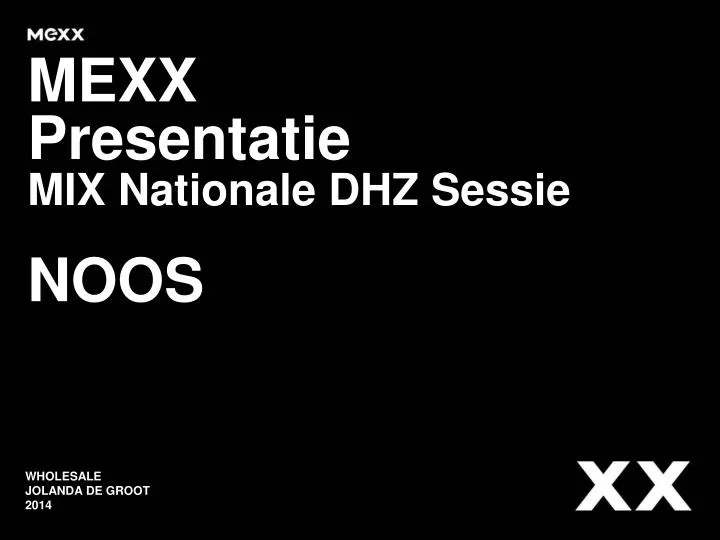 mexx presentatie mix nationale dhz sessie noos