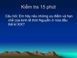 ki m tra 15 ph t