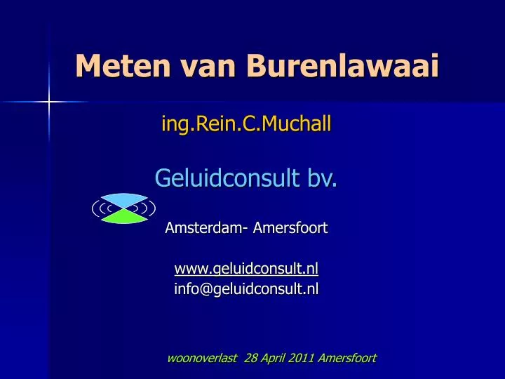 meten van burenlawaai