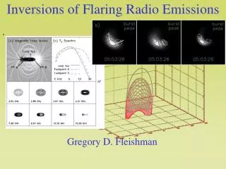 inversions of flaring radio emissions