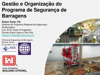 gest o e organiza o do programa de seguran a de barragens