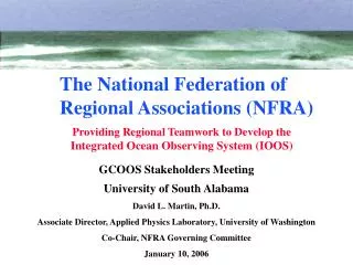 The National Federation of Regional Associations (NFRA)