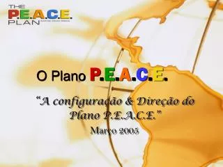 o plano p e a c e