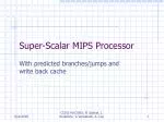 Super-Scalar MIPS Processor
