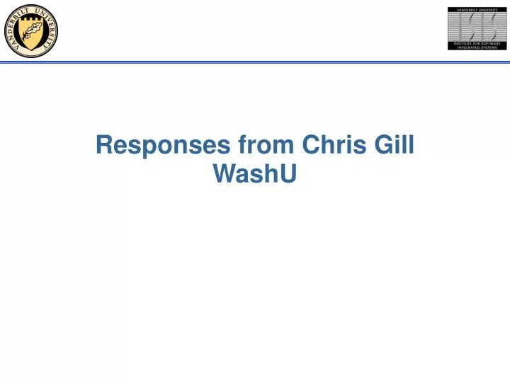 responses from chris gill washu