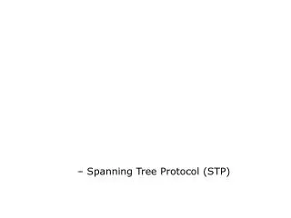 spanning tree protocol stp