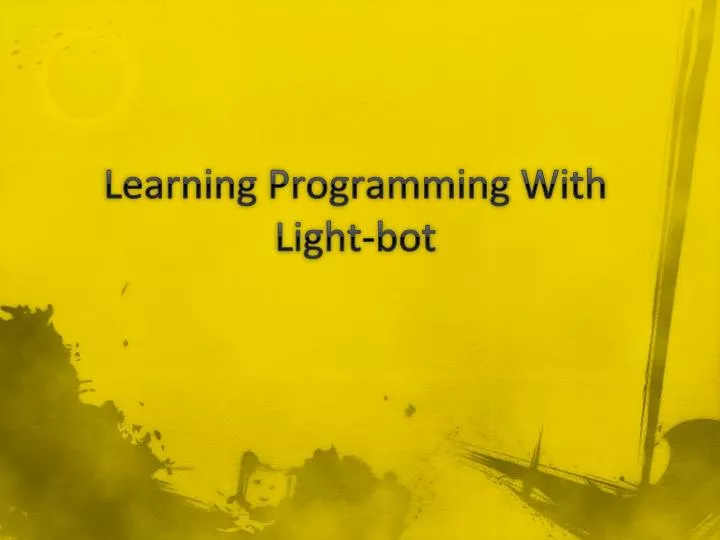 learning programming with light bot
